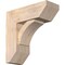 Ekena Millwork Thorton Slat Smooth Bracket w/ Offset Brace, Douglas Fir, 7 1/2"W x 20"D x 20"H BKT0806X20X20THR06SDF - alternate 1
